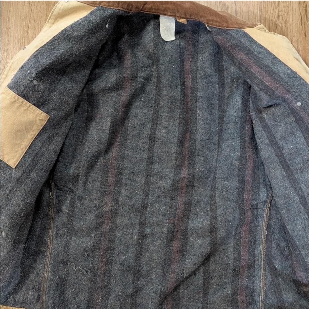 Men's Beige and Grey Jacket